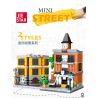 JIESTAR 59077 CỬA HÀNG TẠP HÓA bộ đồ chơi xếp lắp ráp ghép mô hình TIME GROCERY STORE 232 khối
