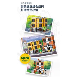 JIESTAR 59077 CỬA HÀNG TẠP HÓA bộ đồ chơi xếp lắp ráp ghép mô hình TIME GROCERY STORE 232 khối