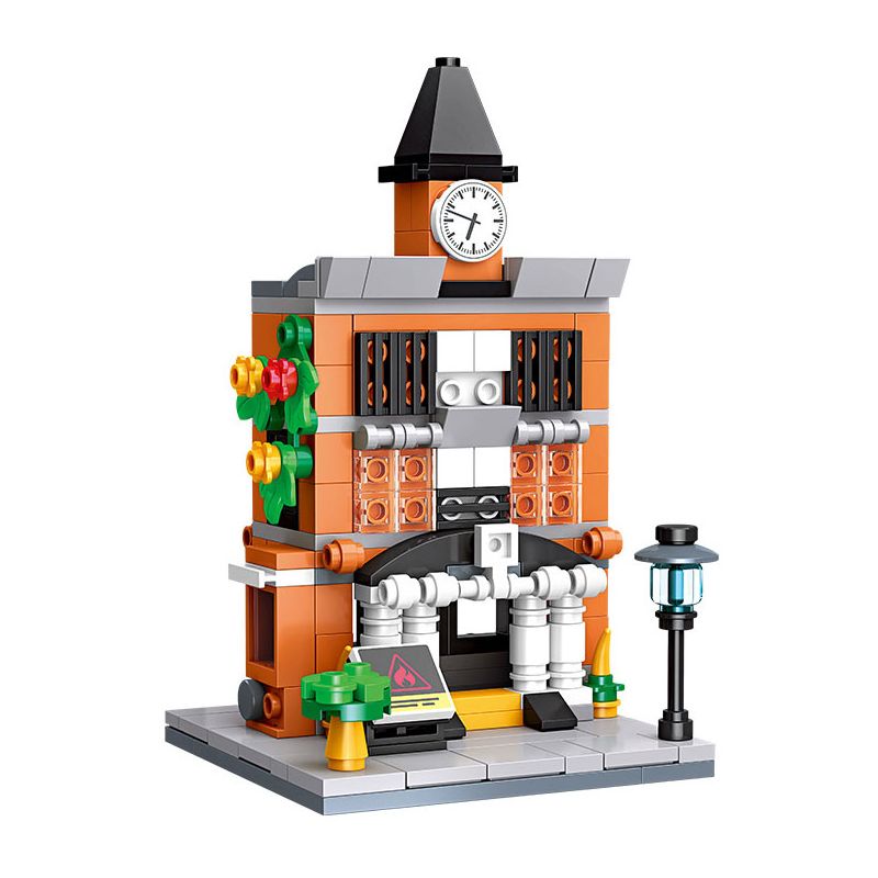 JIESTAR 59078 SỞ CỨU HỎA bộ đồ chơi xếp lắp ráp ghép mô hình FIRE DEPARTMENT 230 khối