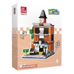 JIESTAR 59078 SỞ CỨU HỎA bộ đồ chơi xếp lắp ráp ghép mô hình FIRE DEPARTMENT 230 khối