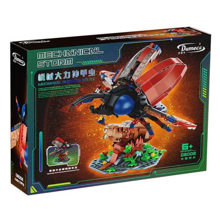 DUOMAIKA D6002 6002 NGƯỜI MÁY HERCULES CƠ KHÍ bộ đồ chơi xếp lắp ráp ghép mô hình MECHANICAL HERCUCES BEETLE