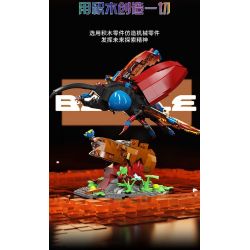 DUOMAIKA D6002 6002 NGƯỜI MÁY HERCULES CƠ KHÍ bộ đồ chơi xếp lắp ráp ghép mô hình MECHANICAL HERCUCES BEETLE