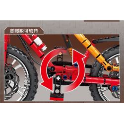 Kazi KY1119 1119 XE ĐẠP LEO NÚI MELIDA bộ đồ chơi xếp lắp ráp ghép mô hình Technic Kỹ Thuật Công Nghệ Cao Mô Hình Phương Tiện 212 khối