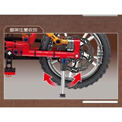 Kazi KY1119 1119 XE ĐẠP LEO NÚI MELIDA bộ đồ chơi xếp lắp ráp ghép mô hình Technic Kỹ Thuật Công Nghệ Cao Mô Hình Phương Tiện 212 khối