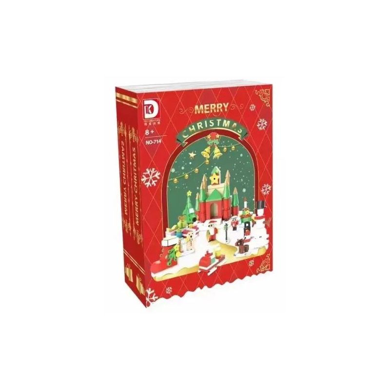 DK 714 CUỐN SÁCH GIÁNG SINH bộ đồ chơi xếp lắp ráp ghép mô hình Creator Sáng Tạo