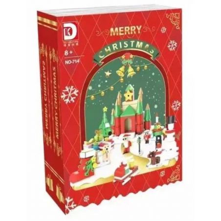 DK 714 CUỐN SÁCH GIÁNG SINH bộ đồ chơi xếp lắp ráp ghép mô hình Creator Sáng Tạo