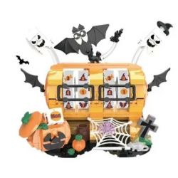 DK 715 LỊCH ĐỂ BÀN HALLOWEEN bộ đồ chơi xếp lắp ráp ghép mô hình Creator HALLOWEEN CALENDAR Sáng Tạo