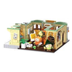 TOP TOY TC2037 2037 HỌC VIỆN ẢO THUẬT MA LITTLE PARROT BEBE LỚP NGHỆ bộ đồ chơi xếp lắp ráp ghép mô hình Movie & Game MAGIC ACADEMY Phim Và Trò Chơi 750 khối