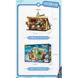 TOP TOY TC2037 2037 HỌC VIỆN ẢO THUẬT MA LITTLE PARROT BEBE LỚP NGHỆ bộ đồ chơi xếp lắp ráp ghép mô hình Movie & Game MAGIC ACADEMY Phim Và Trò Chơi 750 khối