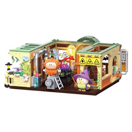 TOP TOY TC2038 2038 HỌC VIỆN ẢO THUẬT MA BEBE CON VẸT NHỎ LỚP ĐỘC DƯỢC bộ đồ chơi xếp lắp ráp ghép mô hình Movie & Game MAGIC ACADEMY Phim Và Trò Chơi 750 khối