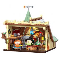 TOP TOY TC2039 2039 HỌC VIỆN ẢO THUẬT MA LITTLE PARROT BEBE THƯ GIẢ TƯỞNG bộ đồ chơi xếp lắp ráp ghép mô hình Movie & Game MAGIC ACADEMY Phim Và Trò Chơi 750 khối