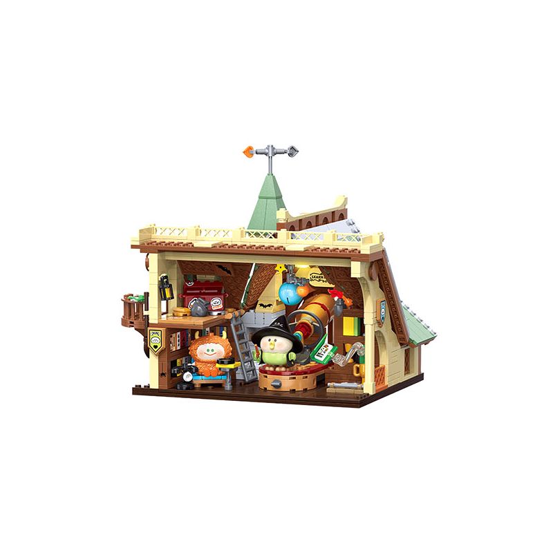 TOP TOY TC2039 2039 HỌC VIỆN ẢO THUẬT MA LITTLE PARROT BEBE THƯ GIẢ TƯỞNG bộ đồ chơi xếp lắp ráp ghép mô hình Movie & Game MAGIC ACADEMY Phim Và Trò Chơi 750 khối