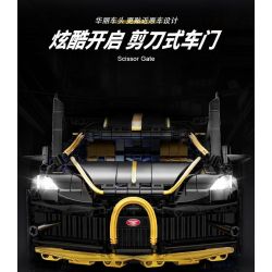 JI BRICK J2020 2020 BUGATTI DIVO (BUGATTI DIVO) tỷ lệ 1:14 bộ đồ chơi xếp lắp ráp ghép mô hình Technic Kỹ Thuật Công Nghệ Cao Mô Hình Phương Tiện 1368 khối