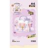 LOZ 8846 CHIẾC TÚI DỄ THƯƠNG MƠ ƯỚC MÀU TÍM bộ đồ chơi xếp lắp ráp ghép mô hình