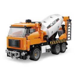 CADA DOUBLEE C65021 65021 XE TRỘN MINI bộ đồ chơi xếp lắp ráp ghép mô hình Technic Kỹ Thuật Công Nghệ Cao Mô Hình Phương Tiện 368 khối