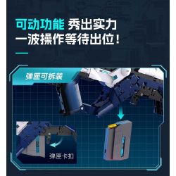 CADA DOUBLEE C81055 81055 KNIVES OUT SÚNG KHOA HỌC VIỄN TƯỞNG TYPE 88 TRONG HÌNH DẠNG CON NGƯỜI HOÀN HẢO bộ đồ chơi xếp lắp ráp ghép mô hình Military Army Quân Sự Bộ Đội 1364 khối