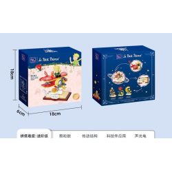 PANTASY 86315 XE LẮC LƯ NGÔI SAO CỦA HOÀNG TỬ BÉ MÁY BAY bộ đồ chơi xếp lắp ráp ghép mô hình LE PETIT PRINCE 300 khối