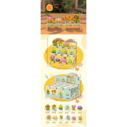 ZHEGAO 622009 CÂY TRỒNG TRONG CHẬU MỌNG NƯỚC bộ đồ chơi xếp lắp ráp ghép mô hình Creator Sáng Tạo 1749 khối