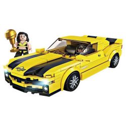 FORANGE FC1605 1605 SIÊU XE NHANH NHẤT CHEVROLET CAMARO bộ đồ chơi xếp lắp ráp ghép mô hình Speed Champions Racing Cars Đua Xe Công Thức 305 khối