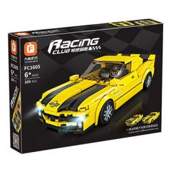 FORANGE FC1605 1605 SIÊU XE NHANH NHẤT CHEVROLET CAMARO bộ đồ chơi xếp lắp ráp ghép mô hình Speed Champions Racing Cars Đua Xe Công Thức 305 khối