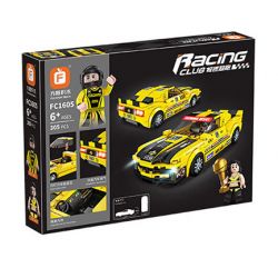 FORANGE FC1605 1605 SIÊU XE NHANH NHẤT CHEVROLET CAMARO bộ đồ chơi xếp lắp ráp ghép mô hình Speed Champions Racing Cars Đua Xe Công Thức 305 khối