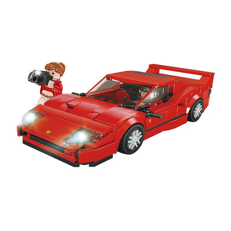 FORANGE FC1606 1606 SIÊU XE NHANH NHẤT FERRARI F40 bộ đồ chơi xếp lắp ráp ghép mô hình Speed Champions Racing Cars Đua Xe Công Thức 307 khối