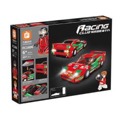 FORANGE FC1606 1606 SIÊU XE NHANH NHẤT FERRARI F40 bộ đồ chơi xếp lắp ráp ghép mô hình Speed Champions Racing Cars Đua Xe Công Thức 307 khối