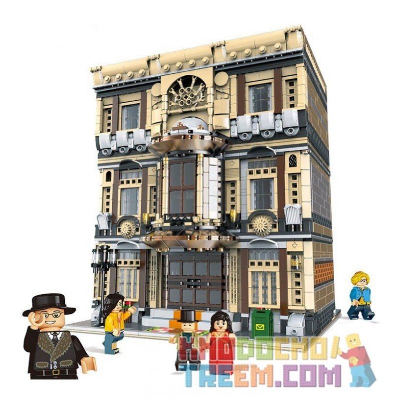 XINGBAO XB-01005 01005 XB01005 non  BẢO TÀNG HẢI DƯƠNG HỌC bộ đồ chơi xếp lắp ráp ghép mô hình Creator CREATIVE CITIES MARITIME MUSEUM Sáng Tạo 5052 khối