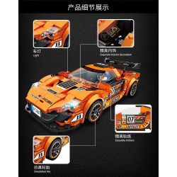 FORANGE FC1607 1607 SIÊU XE NHANH NHẤT MCLAREN P1 bộ đồ chơi xếp lắp ráp ghép mô hình Speed Champions Racing Cars Đua Xe Công Thức 321 khối
