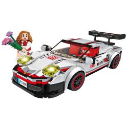 FORANGE FC1608 1608 SIÊU XE CỰC NHANH PORSCHE 911RSR bộ đồ chơi xếp lắp ráp ghép mô hình Speed Champions Racing Cars Đua Xe Công Thức 323 khối