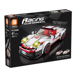 FORANGE FC1608 1608 SIÊU XE CỰC NHANH PORSCHE 911RSR bộ đồ chơi xếp lắp ráp ghép mô hình Speed Champions Racing Cars Đua Xe Công Thức 323 khối