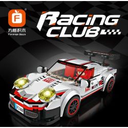 FORANGE FC1608 1608 SIÊU XE CỰC NHANH PORSCHE 911RSR bộ đồ chơi xếp lắp ráp ghép mô hình Speed Champions Racing Cars Đua Xe Công Thức 323 khối