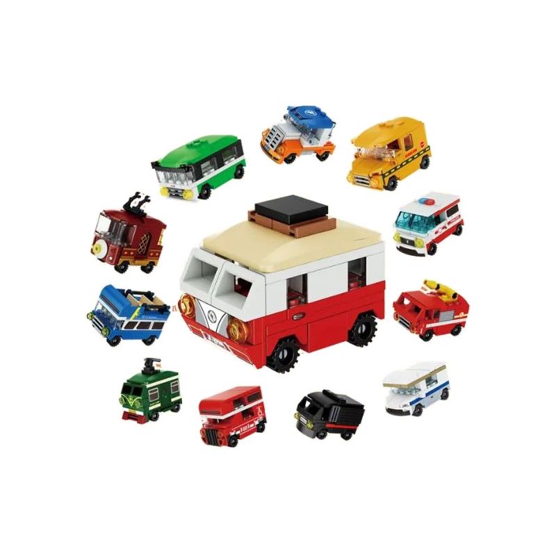 FORANGE FC8138 8138 XE NHỎ bộ đồ chơi xếp lắp ráp ghép mô hình Creator Sáng Tạo 558 khối