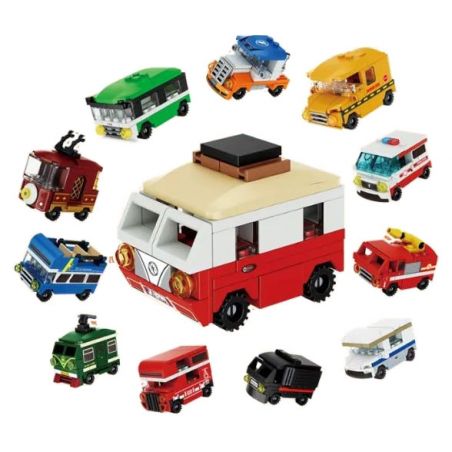 FORANGE FC8138 8138 XE NHỎ bộ đồ chơi xếp lắp ráp ghép mô hình Creator Sáng Tạo 558 khối