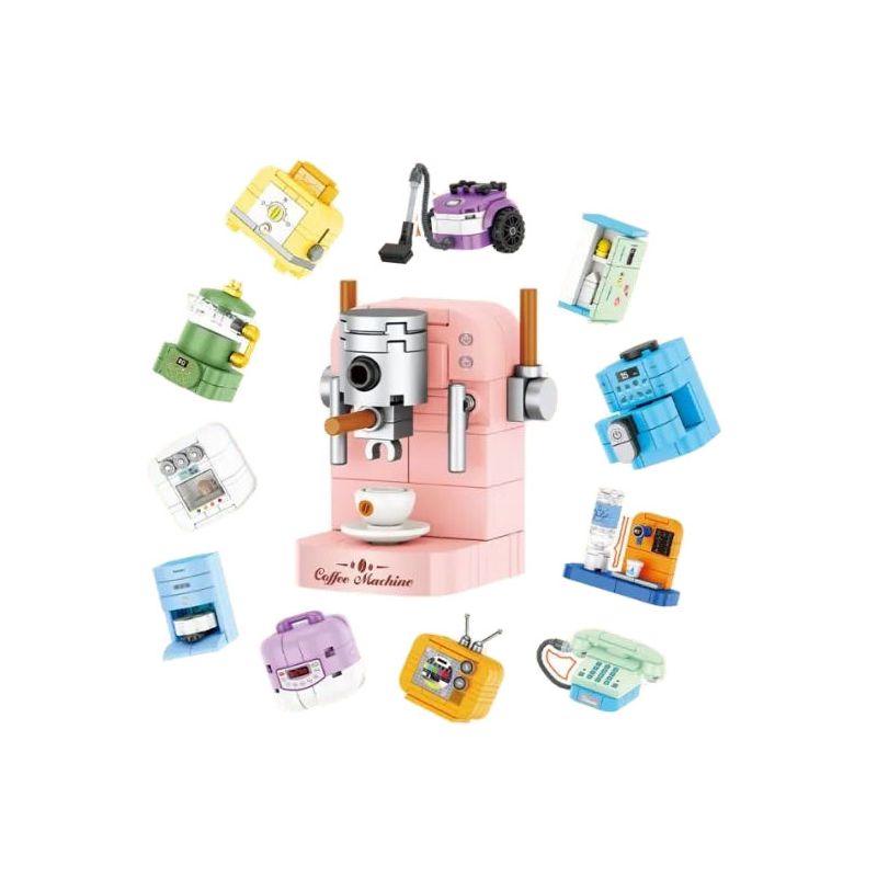 FORANGE FC8139 8139 THIẾT BỊ GIA DỤNGTINY bộ đồ chơi xếp lắp ráp ghép mô hình Creator Sáng Tạo 660 khối