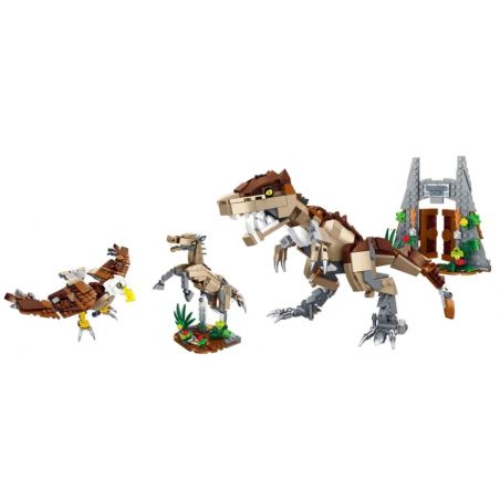 FORANGE FC1052 1052 TYRANNOSAURUS REX ĐẠI BÀNG NGỰA bộ đồ chơi xếp lắp ráp ghép mô hình Creator T.REX Sáng Tạo