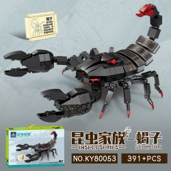 Kazi KY80053 80053 HỌ CÔN TRÙNG BỌ CẠP bộ đồ chơi xếp lắp ráp ghép mô hình SCORPION 391 khối