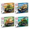 LE YI 69017 MECHA TRỌNG LỰC 4 TỔ HỢP XE TĂNG JAGDTIGER PHÁO PHÒNG KHÔNG TỰ HÀNH JAGDPANTHER CHỐNG ELEPHANT ASSAULT bộ đồ chơi xếp lắp ráp ghép mô hình Military Army Quân Sự Bộ Đội 998 khối