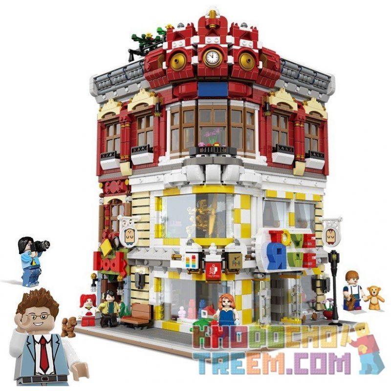 XINGBAO XB-01006 01006 XB01006 non  CỬA HÀNG SÁCH VÀ ĐỒ CHƠI bộ đồ chơi xếp lắp ráp ghép mô hình Creator CREATIVE CITIES TOYS AND BOOKSTORE Sáng Tạo 5491 khối