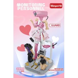 WANGAO 288045 MÀN HÌNH bộ đồ chơi xếp lắp ráp ghép mô hình Movie & Game MONITORING PERSONNEL Phim Và Trò Chơi