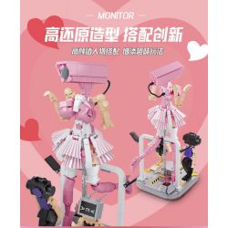 WANGAO 288045 MÀN HÌNH bộ đồ chơi xếp lắp ráp ghép mô hình Movie & Game MONITORING PERSONNEL Phim Và Trò Chơi