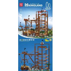 MouldKing 11013 Mould King 11013 TÀU LƯỢN SIÊU TỐC XOẮN ĐÔI bộ đồ chơi xếp lắp ráp ghép mô hình Creator DOUBLE HELIX ROLLER COASTER Sáng Tạo 2174 khối