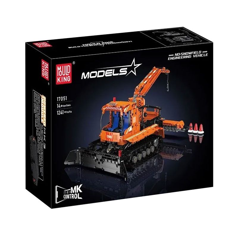 MouldKing 17051 Mould King 17051 XE KỸ THUẬT TUYẾT bộ đồ chơi xếp lắp ráp ghép mô hình Technic SNOWFIELD ENGINEERING VEHICLE Kỹ Thuật Công Nghệ Cao Mô Hình Phương Tiện 1241 khối