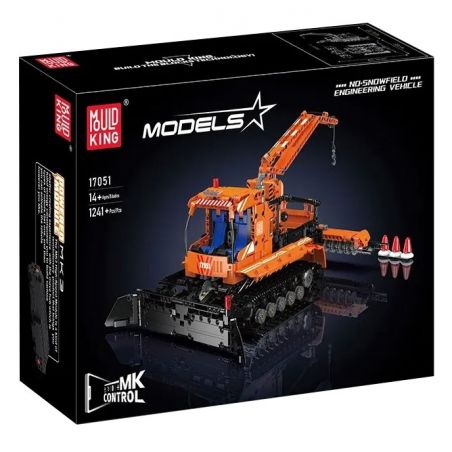 MouldKing 17051 Mould King 17051 XE KỸ THUẬT TUYẾT bộ đồ chơi xếp lắp ráp ghép mô hình Technic SNOWFIELD ENGINEERING VEHICLE Kỹ Thuật Công Nghệ Cao Mô Hình Phương Tiện 1241 khối