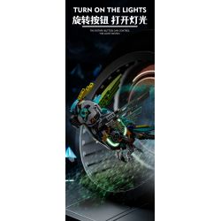 BEAUTY AND 13052 VẸT CYBORG bộ đồ chơi xếp lắp ráp ghép mô hình PARROT MACHINERY 688 khối