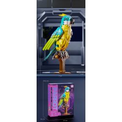 BEAUTY AND 13052 VẸT CYBORG bộ đồ chơi xếp lắp ráp ghép mô hình PARROT MACHINERY 688 khối