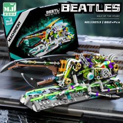 BEAUTY AND 13053 BỌ CÁNH CỨNG CYBORG bộ đồ chơi xếp lắp ráp ghép mô hình BEATLES MACHINERY 862 khối