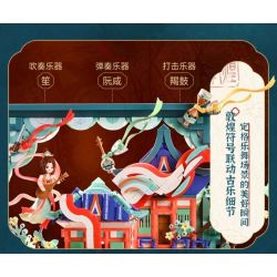 KEEPPLEY K21405 21405 BẢO TÀNG ĐÔN HOÀNG BẦU TRỜI BAY CỦA bộ đồ chơi xếp lắp ráp ghép mô hình Arts & Crafts 874 khối