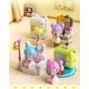 JAKI HK102 NHẬT KÝ MÙA HÈ RUOLAI NANCI 6 PHONG CÁCH SỬ DỤNG TẠI NHÀ DAZE MEIMEI DU SLEEP CHASING DRAMA BUBBLE BATH SLANDER CAT STAR MOON TENT bộ đồ chơi xếp lắp ráp ghép mô hình BABY NANCI