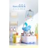 JAKI HK102 NHẬT KÝ MÙA HÈ RUOLAI NANCI 6 PHONG CÁCH SỬ DỤNG TẠI NHÀ DAZE MEIMEI DU SLEEP CHASING DRAMA BUBBLE BATH SLANDER CAT STAR MOON TENT bộ đồ chơi xếp lắp ráp ghép mô hình BABY NANCI